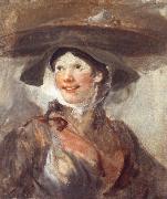 William Hogarth The Shrimp Girl oil